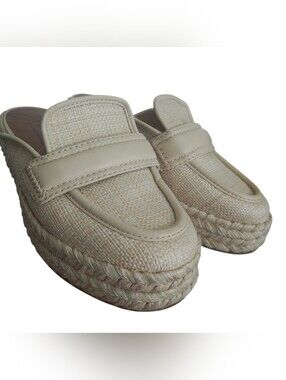 Zodiac Gizelle Platform Espadrille Mule Flats Size 7